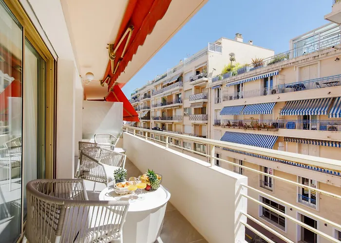 T3Appartement De Luxe Croisette En Face De La Plage Martinez 80M2